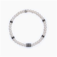 Bracciale Mabina Uomo GIOVANE RIBELLE in Argento Perla 533714 - 533714